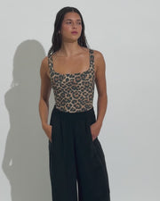 Streamline Suit - Brushed Leopard