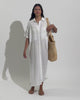 Getaway Shirt Dress - Coconut