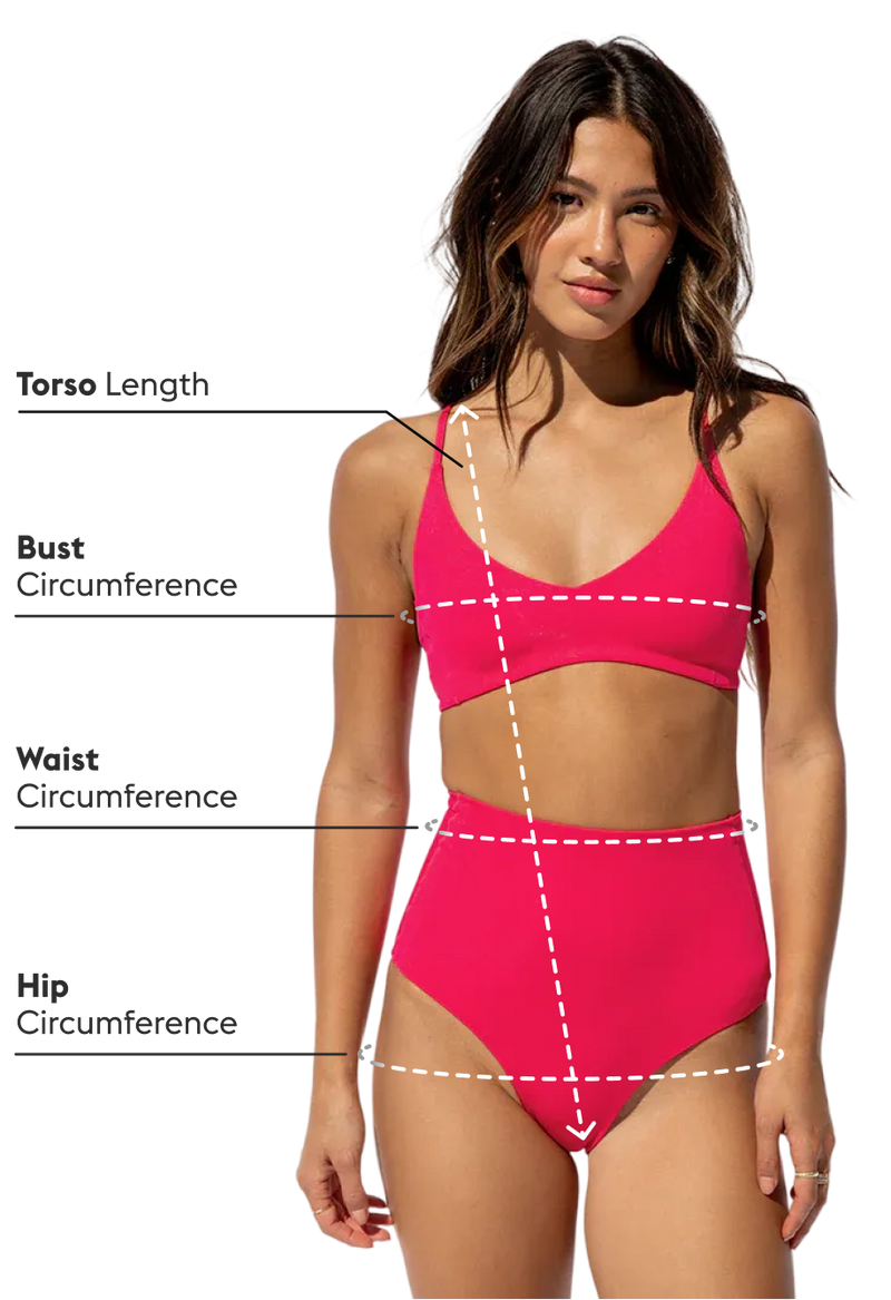 Left on Friday Two Piece Size Guide