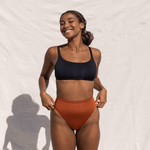 Pool Days Top D+ - Sprint (32D/DD) + Hi Hi Bottom - Bronze (Size S)