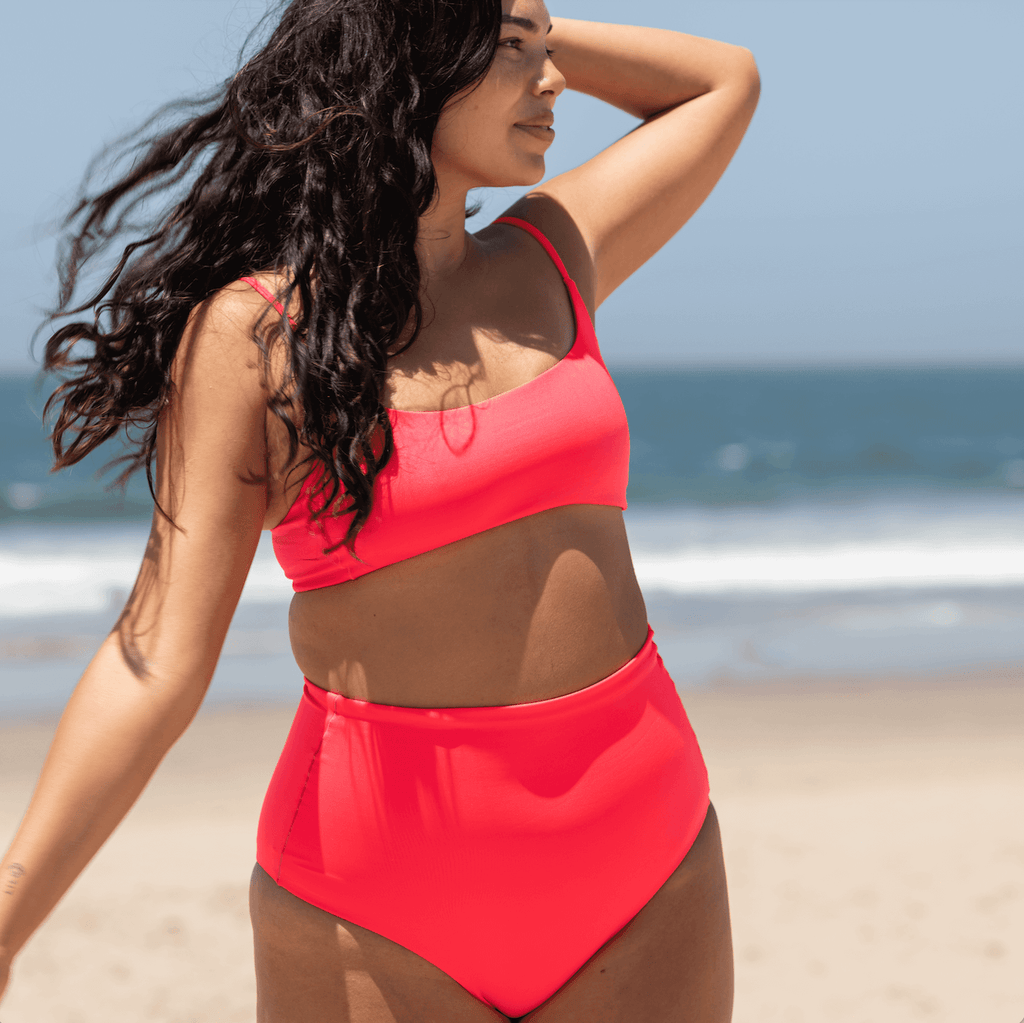 水着・ラッシュガード Pool Day Swimwear Swim_PoolDaysTop_Palm_SM_Maria