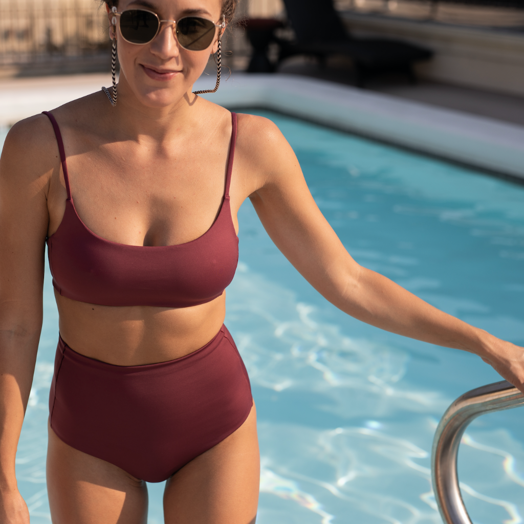 Hi Tide Bottom High Waisted Swimsuit Bottom Left On Friday
