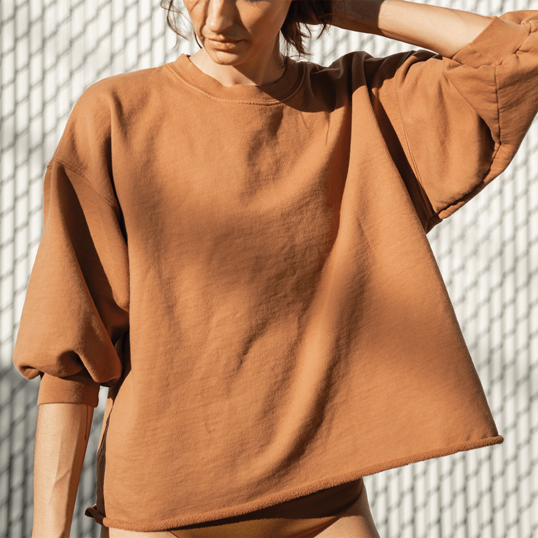 Oversized 2024 tan sweatshirt