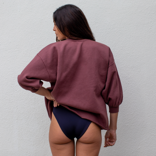 Sports & Rec Sweatshirt - Desert Plum + Hi Hi Bottom - Sprint (Size S)