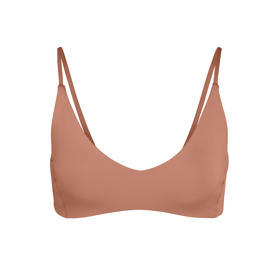 H&M+ Shaping sports bra - Dark brown - Ladies