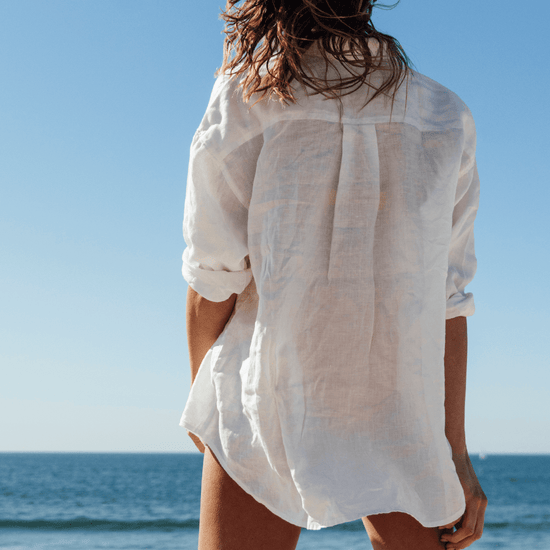 Getaway Button Down - Coconut